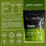 GN Vegan Protein Powder - 500g Unflavoured Pea Protein