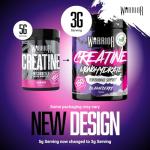 Warrior Creatine Monohydrate Powder 500g - Blazin Berry