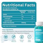 Primo Wellness 5000mg Vegan Creatine Gummies - Berry