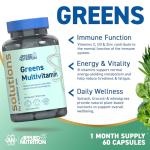 Applied Nutrition High Strength Greens Multivitamin Capsules