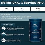 Kinetica Creapure 100% Creatine Monohydrate Powder