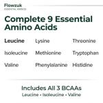 Flowzuk Essential Amino Acids - Vegan EAA Tablets