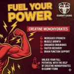 Vegan Creatine Gummies – 5000mg per Serving – 60 Count