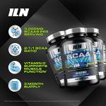 BCAA Capsules 3000mg - Vegetarian Amino Acid Supplement