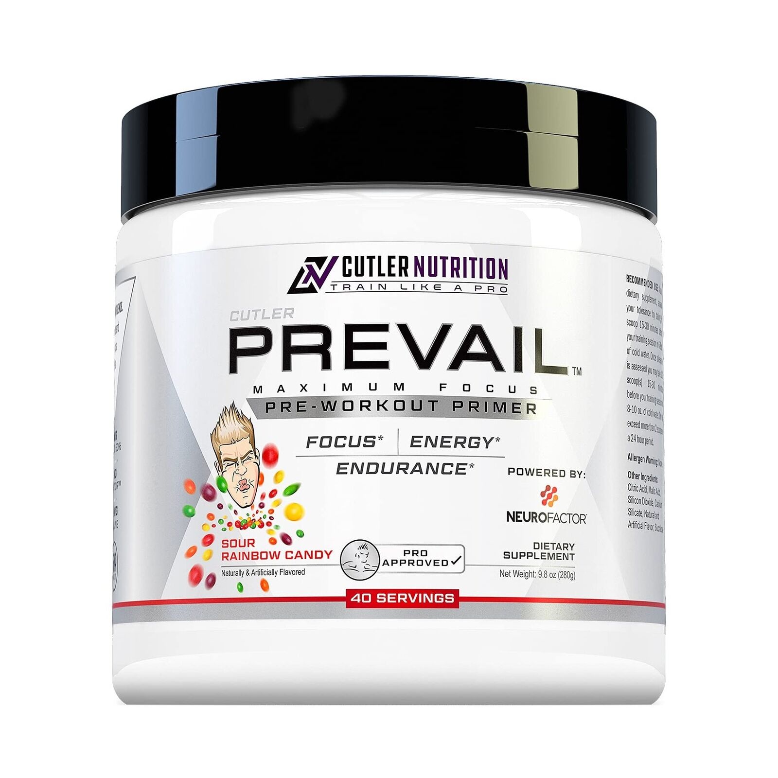 Prevail Pre-Workout Powder with Nootropics - Sour Candy