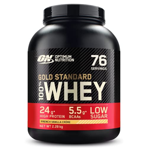Optimum Nutrition Gold Standard 100% Whey Protein Powder - French Vanilla Creme