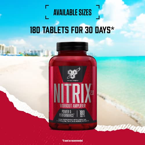 BSN Nitrix 2.0: Concentrated Nitric Oxide Supplement