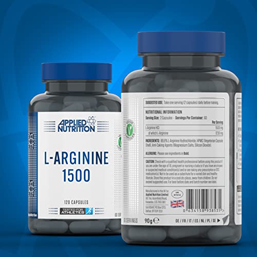 High Strength L-Arginine Capsules - Nitric Oxide Booster