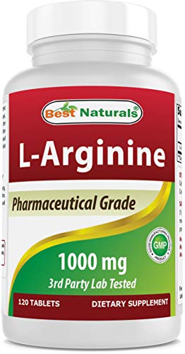 Promotes Nitric Oxide Synthesis - L-Arginine 1000mg