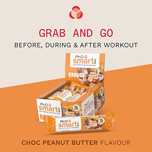 PhD Nutrition Smart Protein Bar, Chocolate Peanut Butter