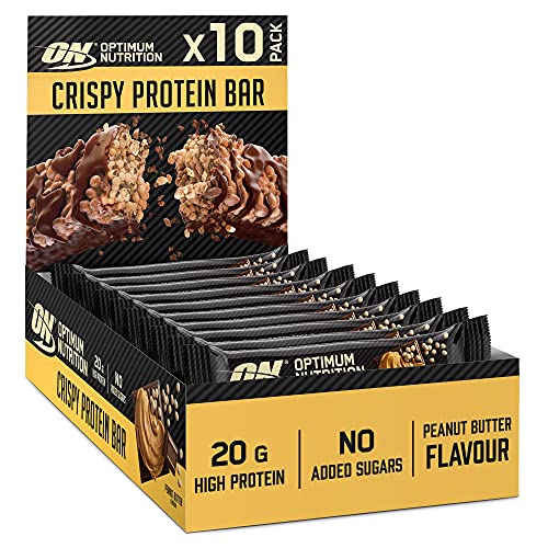 Optimum Nutrition Protein Bars, Peanut Butter Flavour (10x65g)