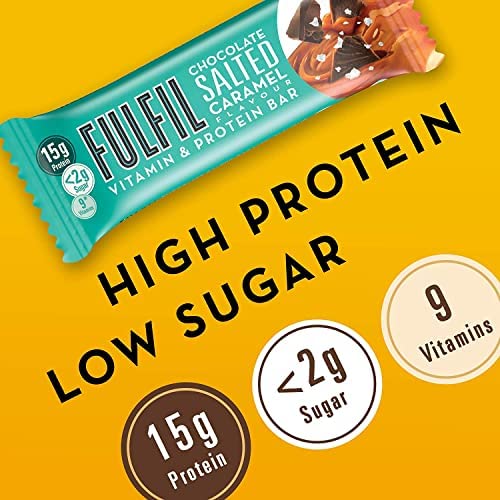 Fulfil Chocolate Salted Caramel Protein Bar - 15-Pack