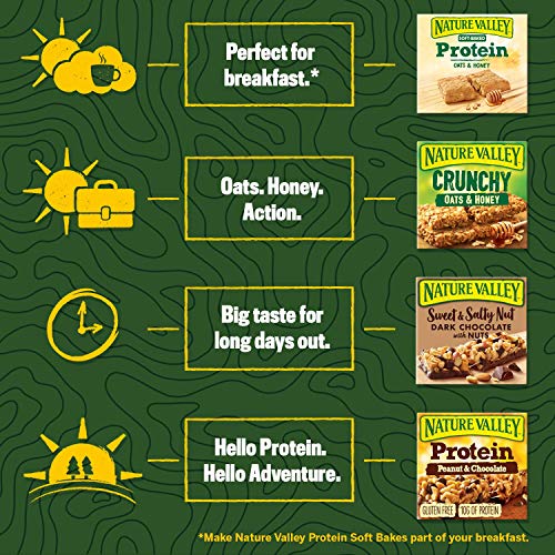 Nature Valley Protein Peanut & Chocolate Gluten Free Cereal Bars - 32 Bars