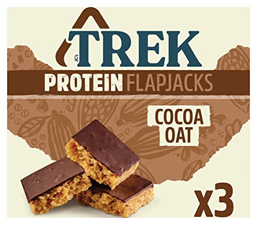 TREK Cocoa Oat High Protein Flapjack - Plant Based