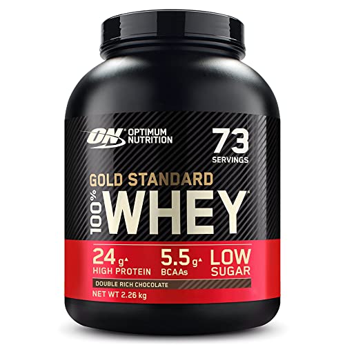 Optimum Nutrition Gold Standard 100% Whey Protein Powder - Double Rich Chocolate Flavour