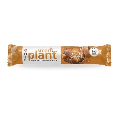 PhD Smart Plant Bar, Salted Caramel, 12 Pack