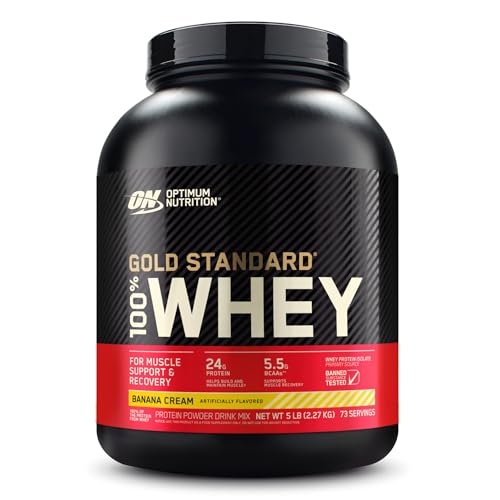 Optimum Nutrition Gold Standard 100% Whey Protein Powder - Banana Cream
