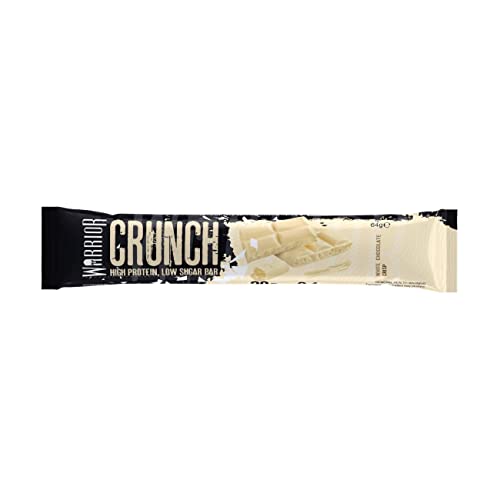 Warrior CRUNCH Protein Bars - White Chocolate - 12 Pack