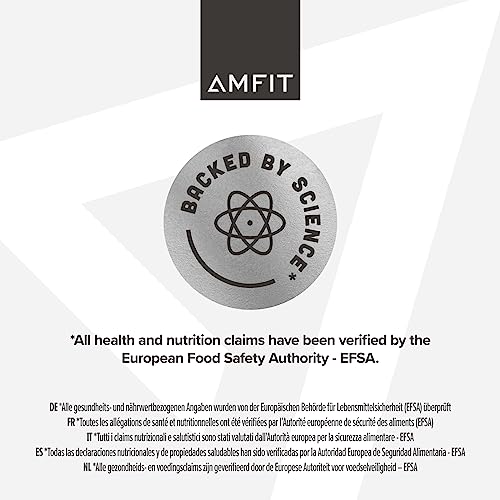 Amfit Nutrition Protein Bar, Chocolate Fudge, 12-Pack