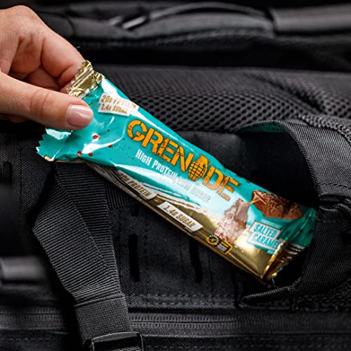 Grenade High Protein Bar - Chocolate Chip Salted Caramel, 12 x 60 g
