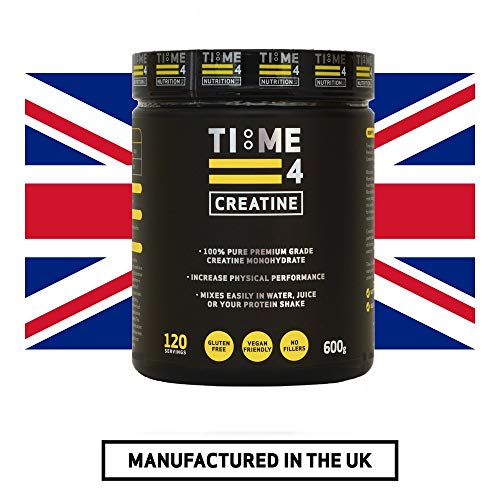 Time 4 Creatine Powder 600g - Pure Micronised Monohydrate