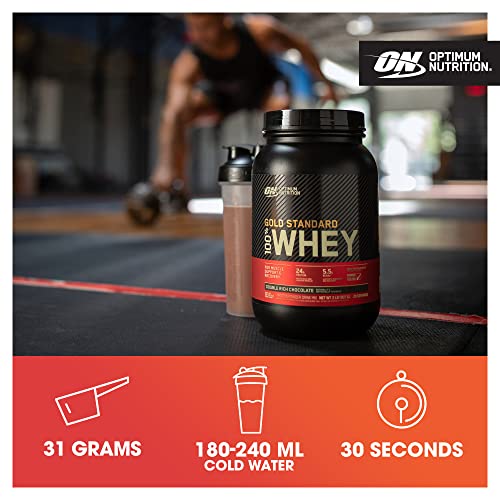 Gold Standard 100% Whey Protein Powder, White Chocolate Raspberry