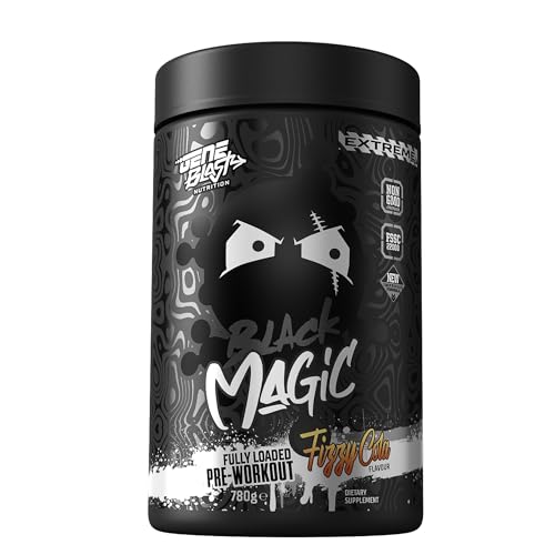 Gene Blast-Black Magic Pre-Workout Powder (Blue Raspberry)