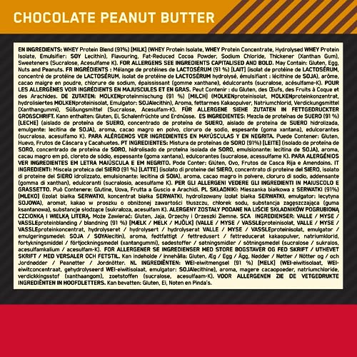 Gold Standard Whey Protein, Chocolate Peanut Butter Flavor
