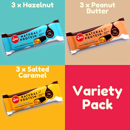 Gluten-Free Protein Bars, Vegan, High-Fiber, Natural, 12-Pack