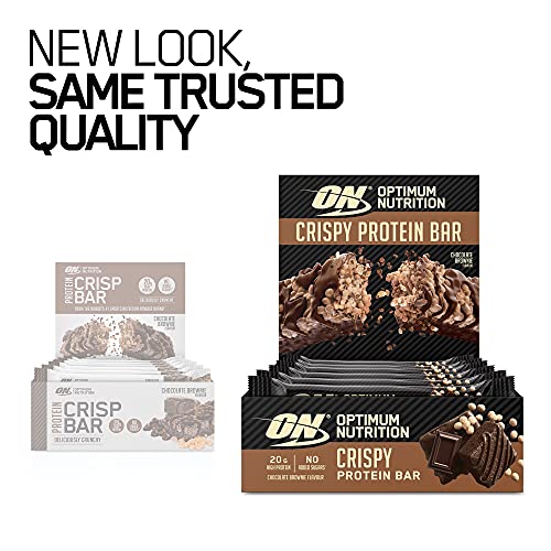 No-Sugar Protein Bars for Bodybuilders: Optimum Nutrition, Chocolate Brownie