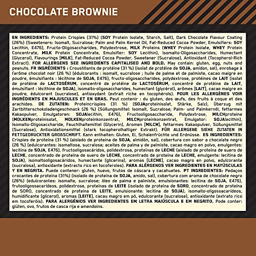 No-Sugar Protein Bars for Bodybuilders: Optimum Nutrition, Chocolate Brownie