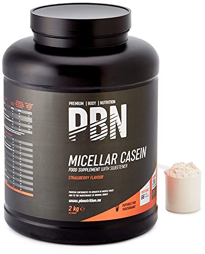 Premium Body Nutrition Strawberry Micellar Casein - 2kg