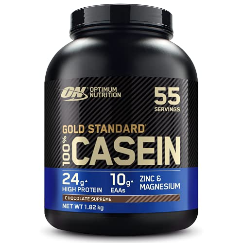 100% Casein Protein Powder for Overnight Muscle Growth, Chocolate