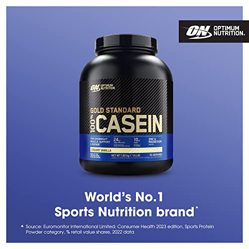 Gold Standard Casein Protein Powder, Vanilla, 55 Servings