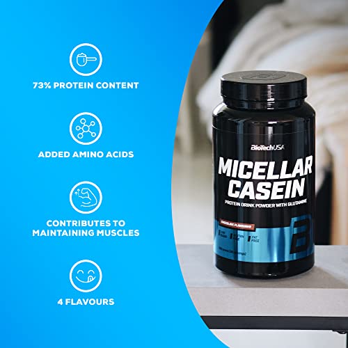 BioTechUSA Micellar Casein, Chocolate Protein Powder 2.27kg