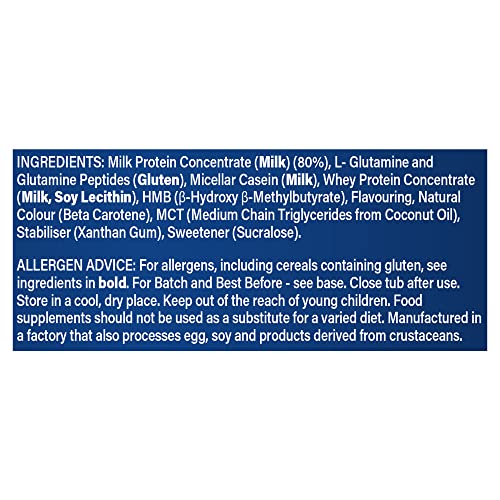 Boditronics Casein Xtra Slow-Release Protein Powder - Vanilla Ice Cream