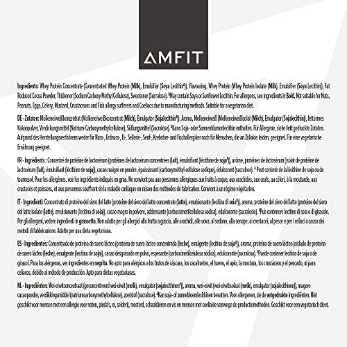 Amfit Nutrition Whey Protein Powder - Cookies & Cream
