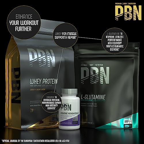 PBN - Premium Body Nutrition Whey Protein 1kg - Cookies, Enhanced Flavor