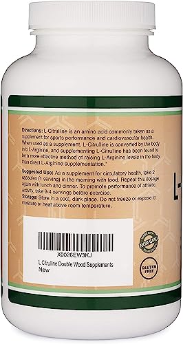 L Citrulline Capsules 1,200mg 210 Count - Muscle Recovery