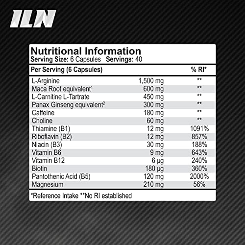 NO2 Xtreme - Nitric Oxide Booster - Pre Workout Capsules