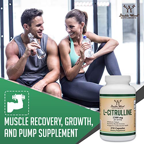 L Citrulline Capsules 1,200mg 210 Count - Muscle Recovery