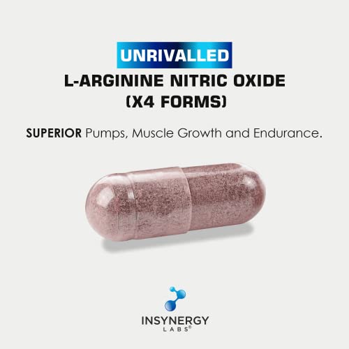 L-Arginine Nitric Oxide Supplement + L-Citrulline | Enhance Performance