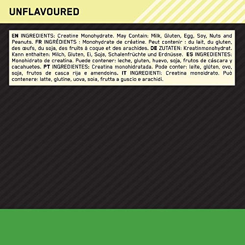 Pure Creatine Monohydrate for Performance - Unflavoured