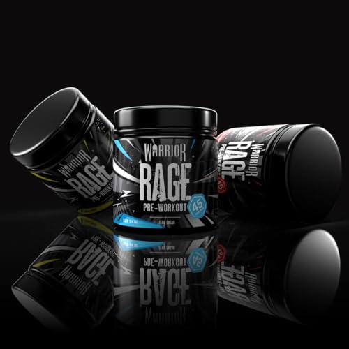 Warrior Rage Pre Workout - High Caffeine - Savage Strawberry
