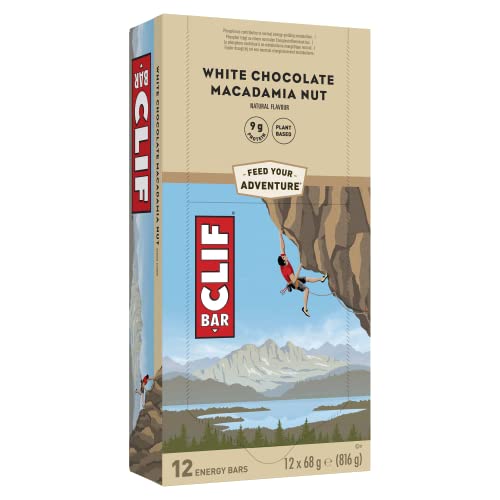 CLIF Chocolate Macadamia Nut Protein Bars (12 x 68g)