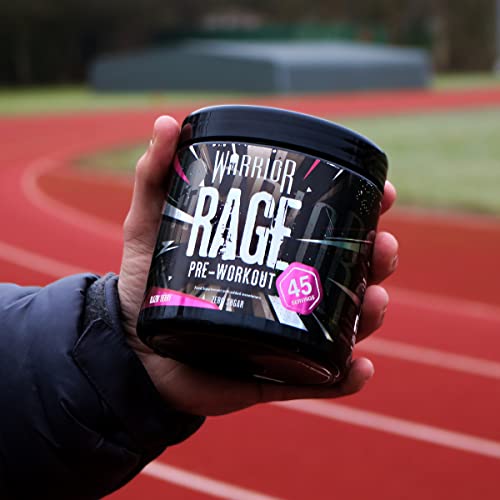 Warrior Rage Pre Workout - High Caffeine - Savage Strawberry