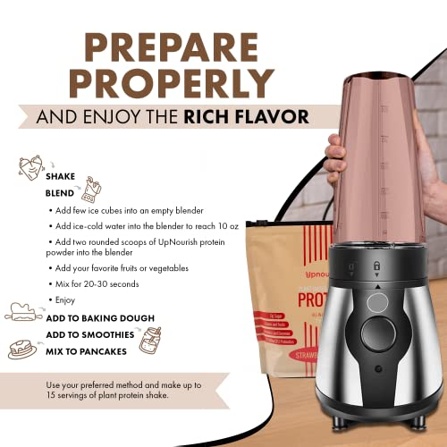 Strawberry Banana Plant-Based Protein Shake - Vegan Meal Replacement