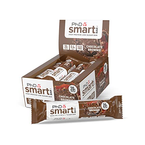 PhD Smart Protein Bar, High Protein, Low Sugar, Chocolate Brownie Flavour