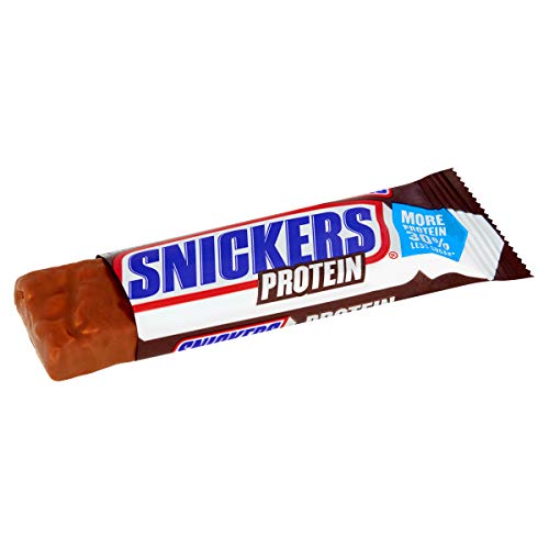 Bulk Snickers Protein Bars, Chocolate & Peanuts, Vegetarian (18x47g)