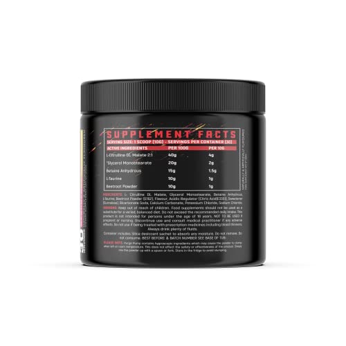Purge Pump: Stim-Free Pre Workout for Enhanced Performance